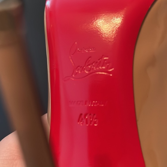 Christian Louboutin Gortika Patent Strappy Open Toe - Picture 8 of 9